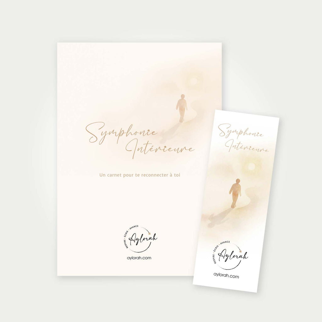 Pack Essentiel Aylorah avec carnet Symphonie Intérieure et marque-page