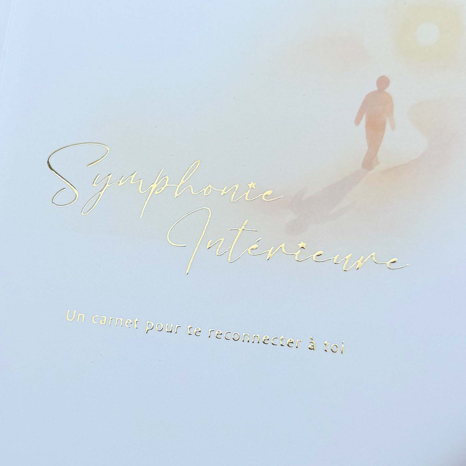Carnet Symphonie Intérieure – détail or couverture recto